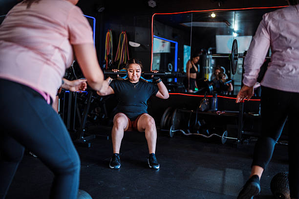 CrossFit gym group workout